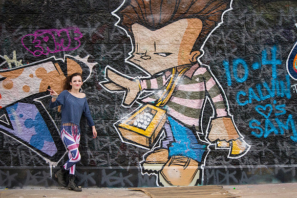 Graffiti Wall Hartford CT Senior Photograph